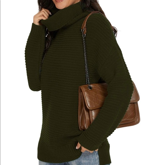 PrinStory Long Sleeve Turtleneck Sweater - Picture 8 of 9